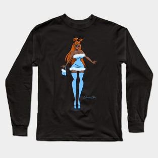 Blue Bimbo Long Sleeve T-Shirt